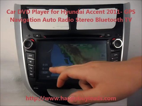 Hyundai Accent Car Audio System DVD GPS Navigation Bluetooth