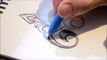 Beanie Draws a Spade Using Ball Point Pen Full Process video