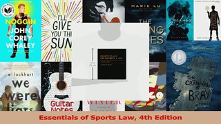 PDF Download  Essentials of Sports Law 4th Edition Read Online