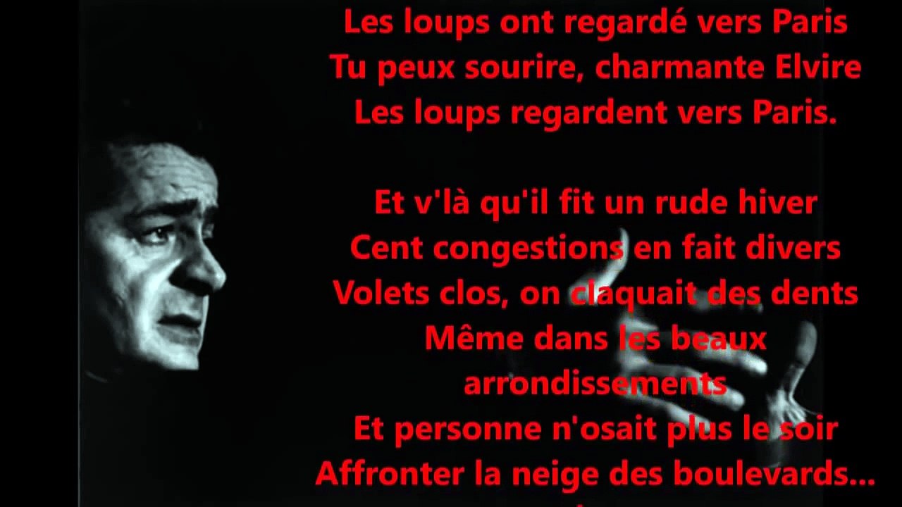les loups sont entrés dans paris