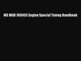 MG MGB 1800CC Engine Special Tuning Handbook PDF Download