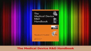 PDF Download  The Medical Device RD Handbook Download Online