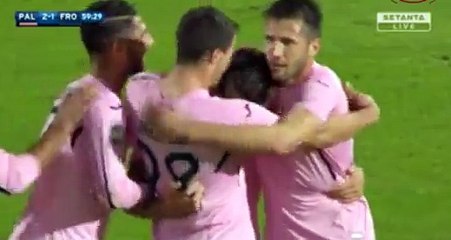 Aleksandar Trajkovski Goal 3-1 Palermo vs Frosinone 12.12.2015