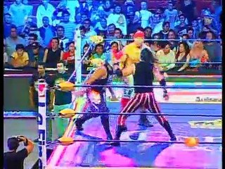 03 Cibernético & The Psycho Circus vs. Black Abyss, Hernandez, Psicosis III & Zorro