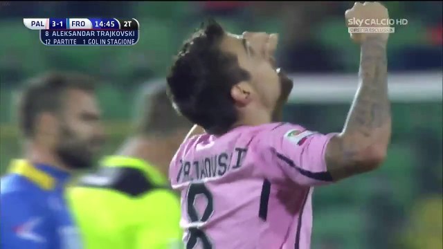 3-1 Aleksandar Trajkovski Goal Italy Serie A - 12.12.2015, US Palermo 3-1 Frosinone Calcio
