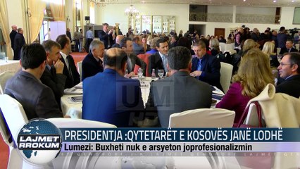 PRESIDENTJA QYTETARËT E KOSOVËS JANË LODHË