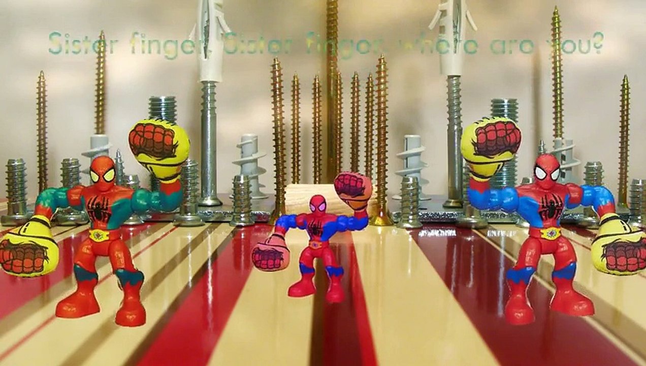Spiderman Finger Family Cartoon Animation Nursery Rhymes Carnage Lego Car Boxer Spider Man catoonTV!