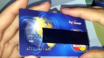 Receiving _ Activating Payoneer Prepaid Debit Master Card 2016