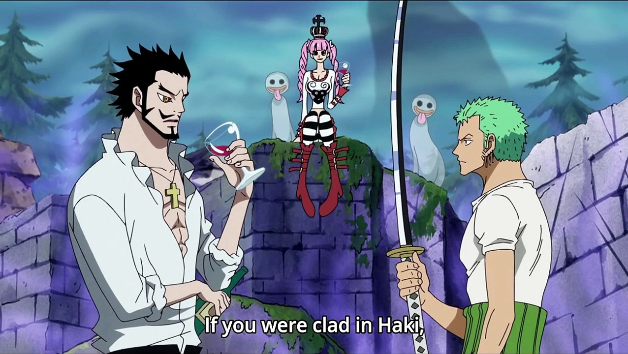 Mihawk teaches Zoro about Haki (Flashback) | One Piece | 720 | 1080p