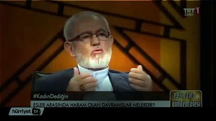 TRT sunucusunu krize sokan cinsellik yorumu