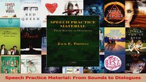 PDF Download  Speech Practice Material From Sounds to Dialogues PDF Full Ebook