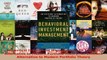 Read  Behavioral Investment Management An Efficient Alternative to Modern Portfolio Theory An EBooks Online