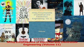 PDF Download  Wiley Encyclopedia of Electrical and Electronics Engineering Volume 11 PDF Full Ebook