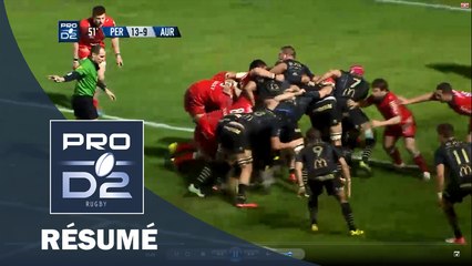 PRO D2 - Résumé Perpignan-Aurillac: 34-19 - J12 - Saison 2015/2016