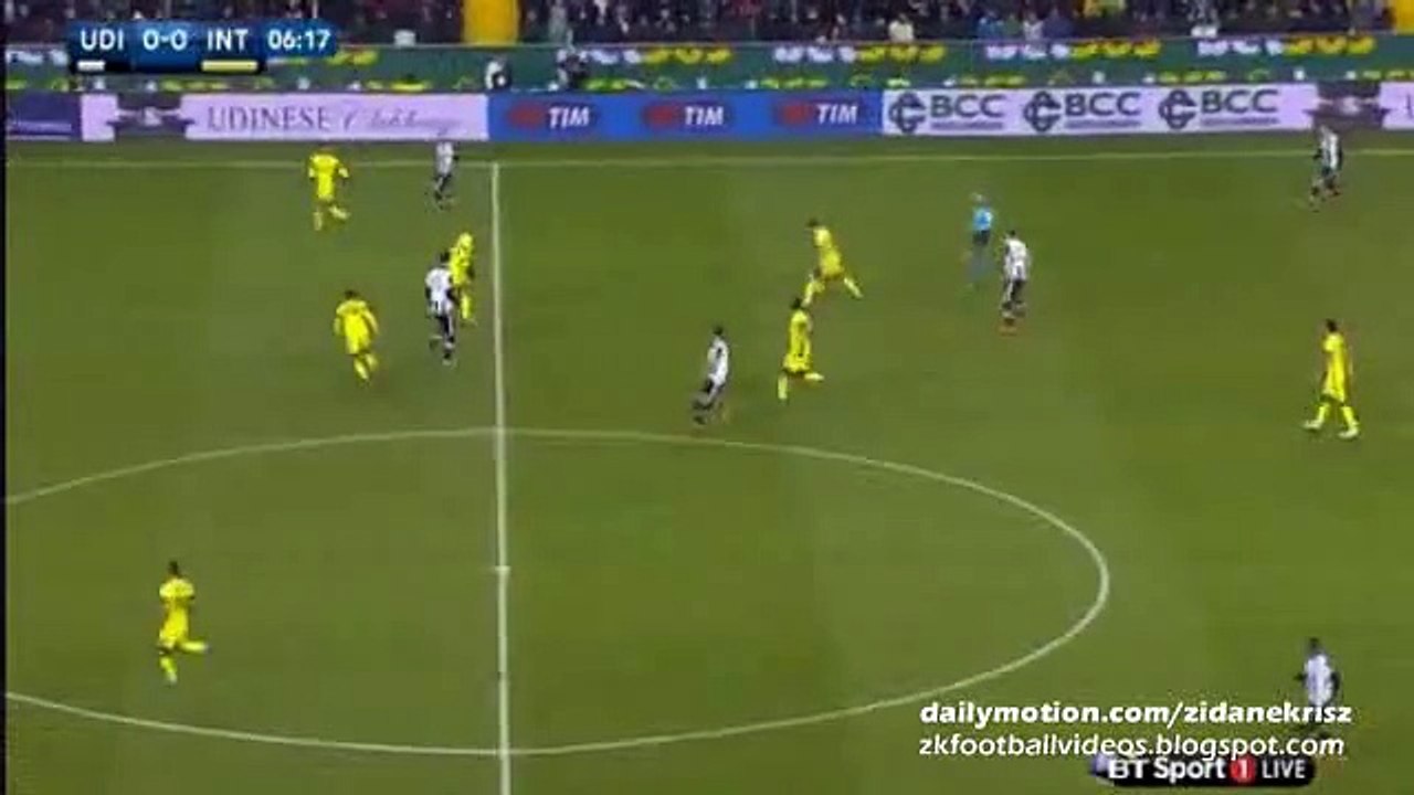 Stevan Jovetic 0-1 Amazing Goal - Udinese v. Inter 12.12.2015 HD