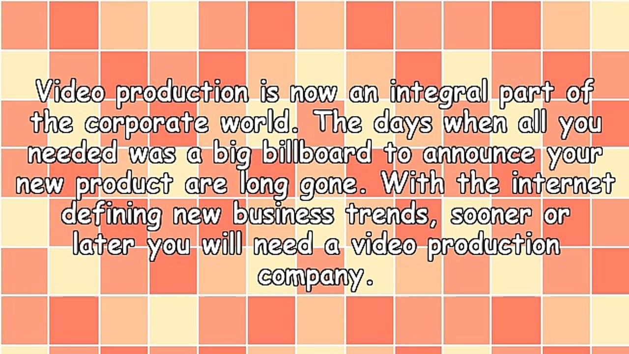 Reason You Should Hire a Video Production Company