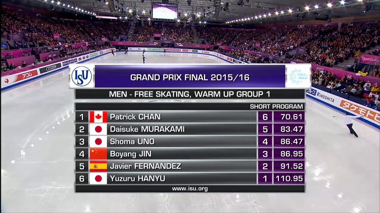151213 GPF Men FS warm-up