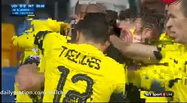 Stevan Jovetić Fantastic LOB Goal - Udinese 0 - 2 Inter Serie A 2015