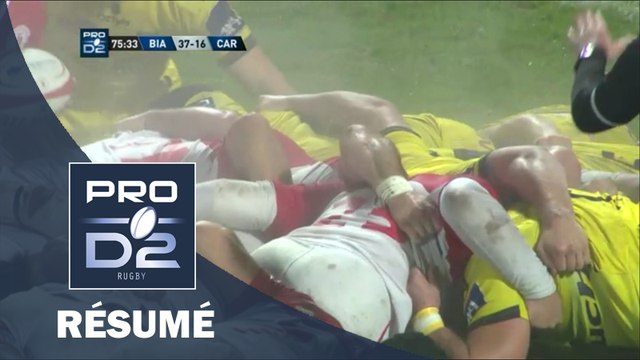 PRO D2 - Résumé Biarritz-Carcassonne: 44-16 - J12 - Saison 2015/2016