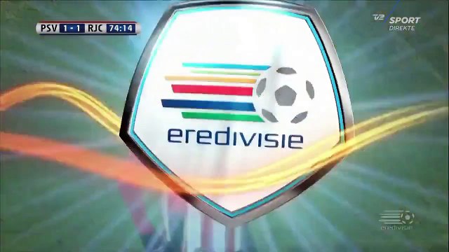 1-1 Gastón Pereiro Goal Holland Eredivisie - 12.12.2015, PSV Eindhoven 1-1 Roda Kerkrade