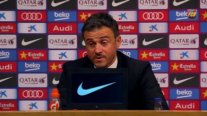 Luis Enrique- We have controlled the game during 75 minutes