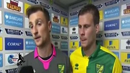 Norwich City vs Everton 1-1 - Rudd & Bennett post-match interview