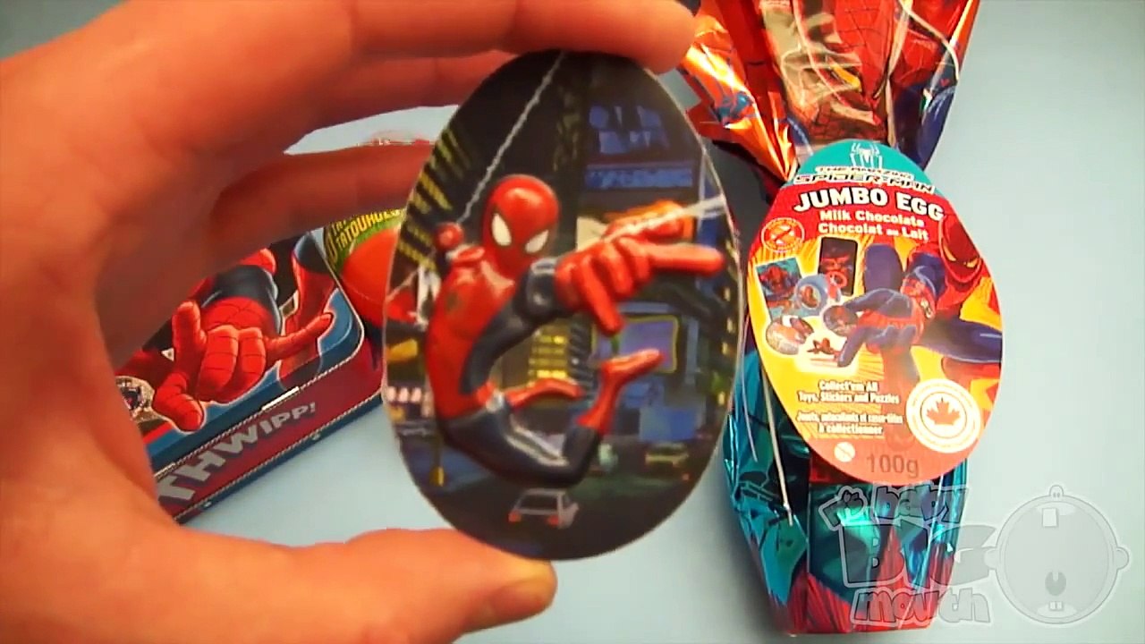 TOYS - Baby Big Mouth Surprise Egg Lunchbox! Spider Man Edition! With a Spider Man JUMBO Egg! , hd online free Full 2016