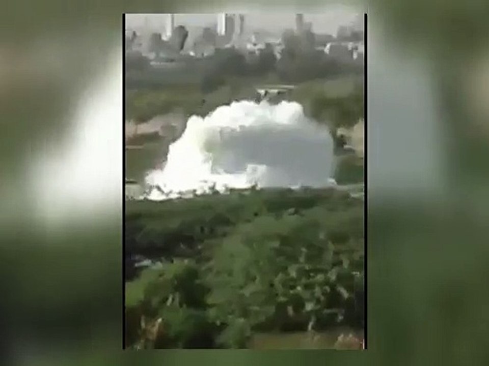 water pipeline bursts in Karachi’s Gulshan-e-Iqbal