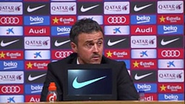 Rueda de prensa de Luis Enrique tras el FC Barcelona (2-2) Deportivo de la Coruña