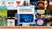 Contemporary Health Physics Problems and Solutions PDF