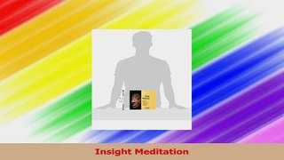 Insight Meditation PDF