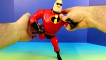 Disney Pixar The Incredibles Mr. Incredible Helps The Imaginext City Center People Fight Off Joker