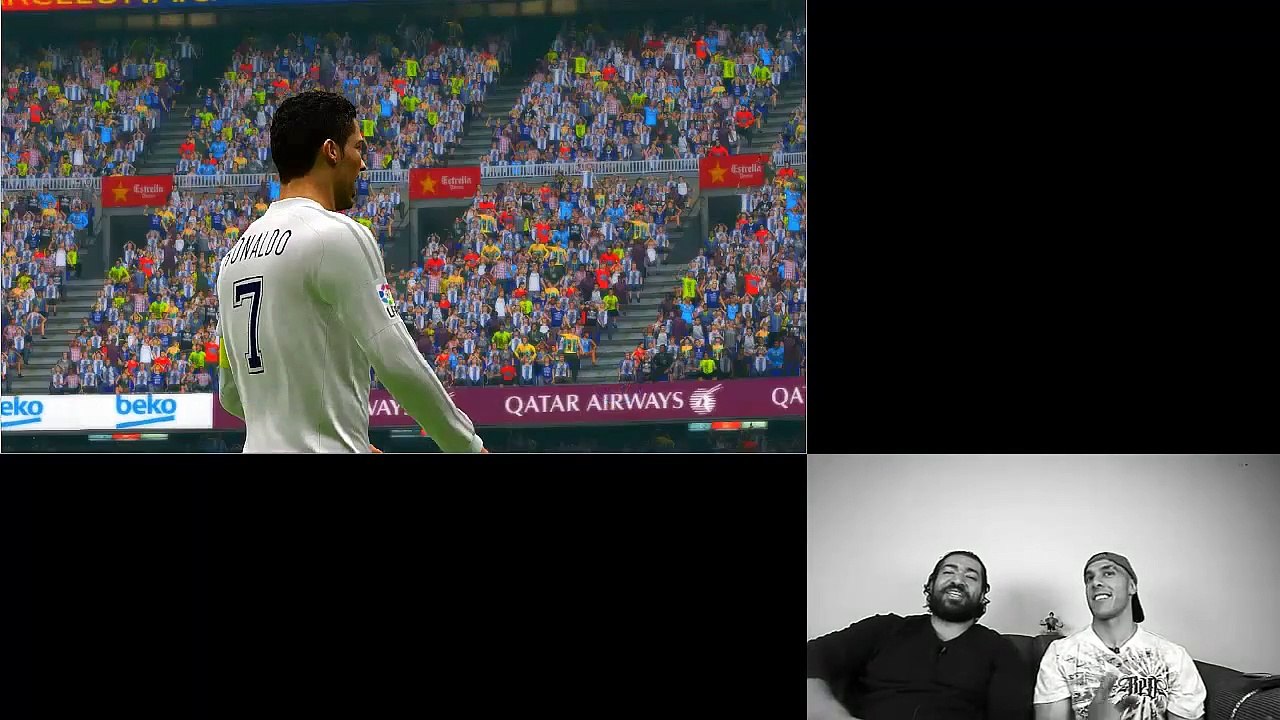 اديك في الكورة اسبانيول و ريال مدريد لعب وتهيس 0-5 Real Madrid vs Espanyol PES 2015