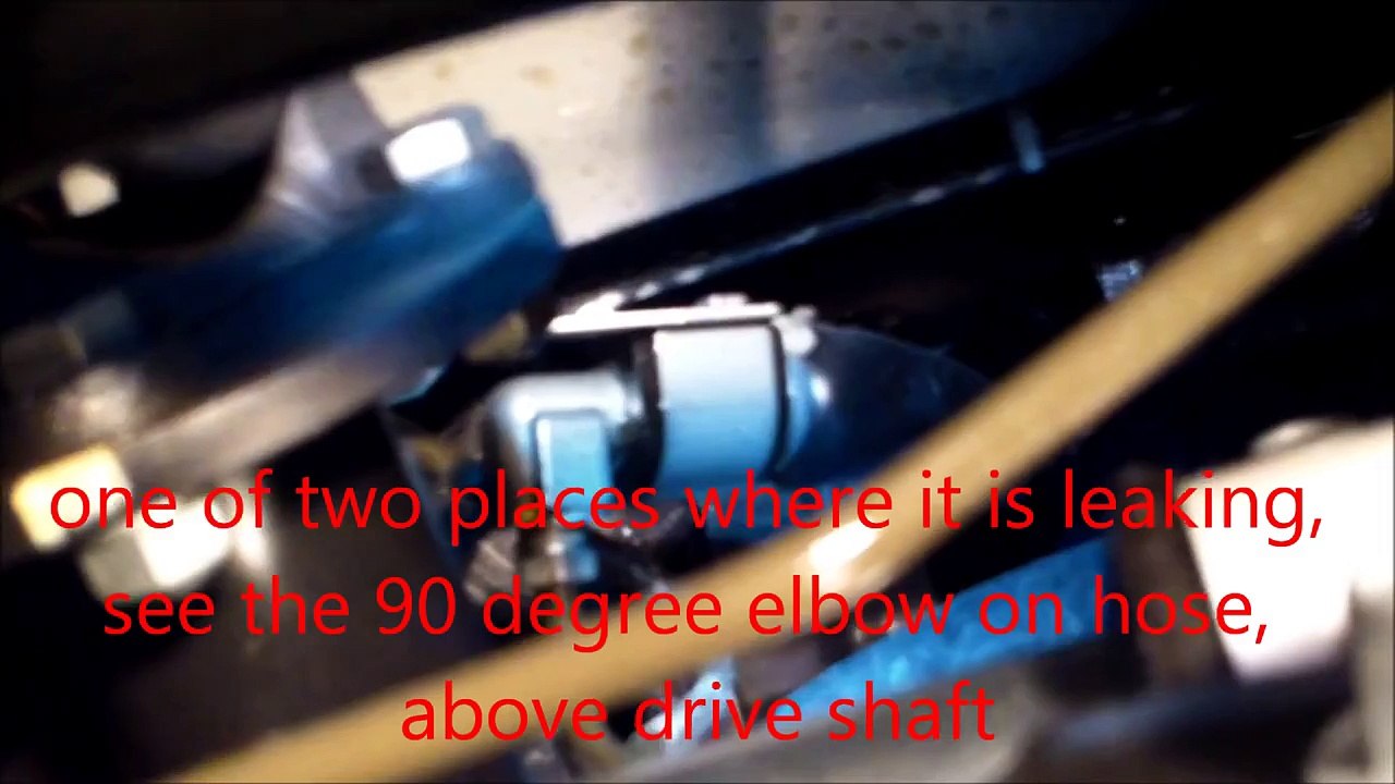 Guide to replace power steering hose Nissan Murano