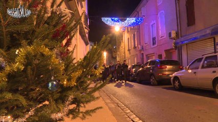 Lâché de lanternes volantes à Bessan