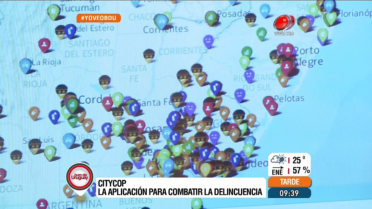 Tecnologia : Citycop aplicacion uruguaya para denunciar zonas peligrosas.