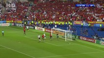 الشوط الاول مباراة اسبانيا 1-0 المانيا - نهائي كاس اوروبا 2008