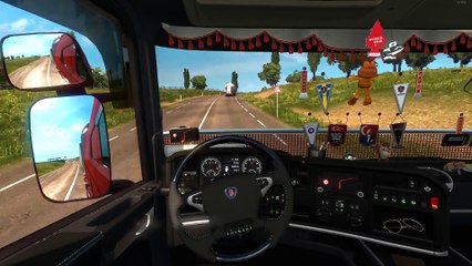 ETS'2(EURO TRUCK SİMULATOR 2)Geneve-Dijon Long Scania-1080P