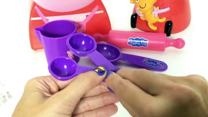 Peppa Pig Cooking Play Set Play Doh Food Ice Cream Playdough Chef Peppa Pig Cooking Set Ca