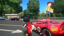 Disney Pixar Cars Dinoco Lightning McQueen Toy Story Sheriff Woody and Mickey Mouse HD