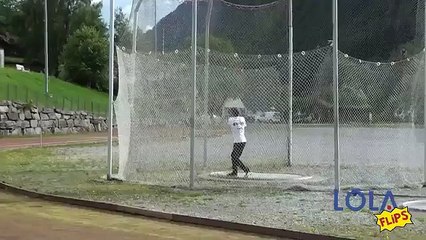 Canadian Hammer Throw Fail