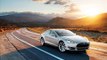 Tesla Model S full size plug in electric luxury car