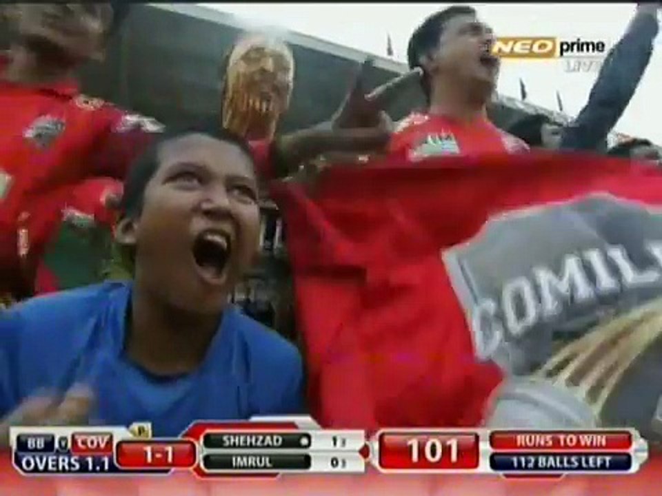 BPL 2015 - Ahmed Shehzad 76 (63) vs Barisal Bul...