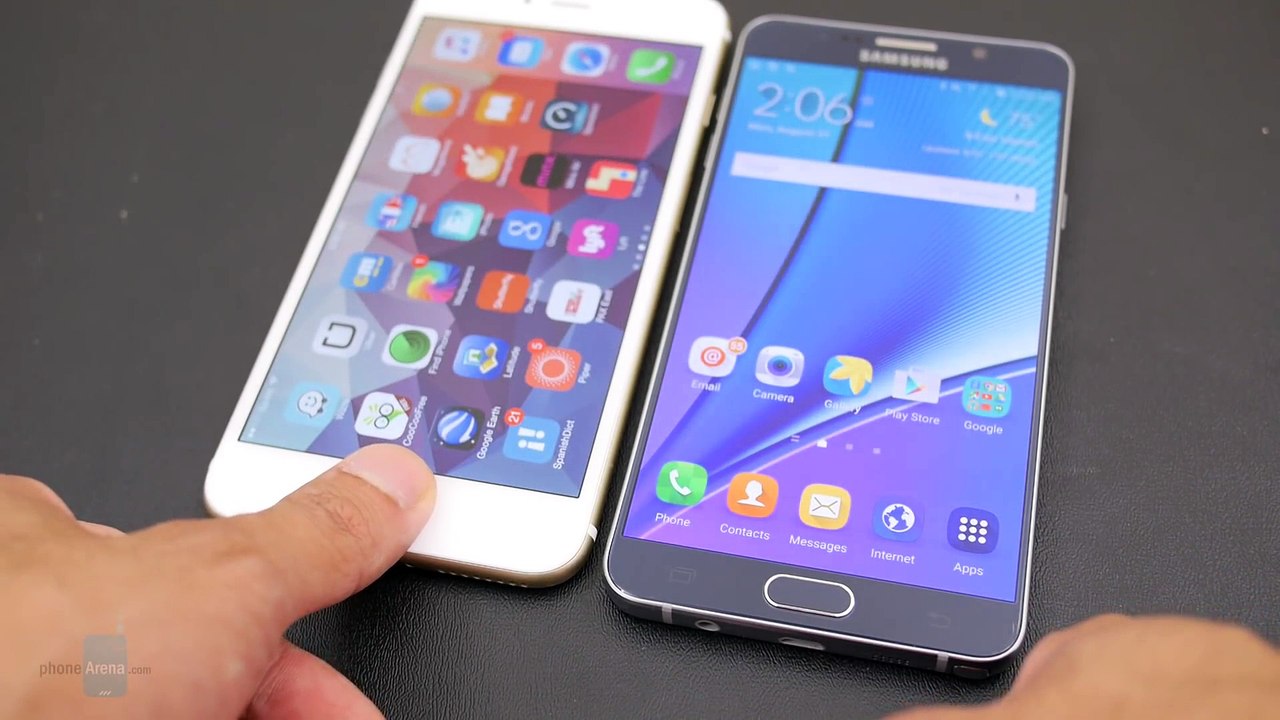 Samsung Galaxy Note5 vs Apple iPhone 6 Plus