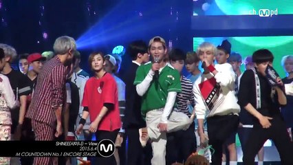 [MPD직캠] 샤이니 1위 앵콜 직캠 with 엑소 View SHINee Fancam No.1 Encore with EXO Mnet MCOUNTDOWN 15060