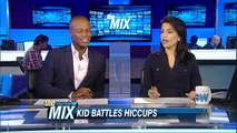 Young Boy Sings and Fights Off Hiccups | ABC News