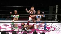 {Stardom} Artist of Stardom Championship: (3 Way Match) Io Shirai, Mayu Iwatani & Momo Watanabe Vs.  Hiroyo Matsumoto, Kellie Skater & Evie Vs.  Act Yasukawa, Kris Wolf & Kyoko Kimura (12/6/15)