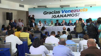 Oposição venezuelana define agenda do Parlamento