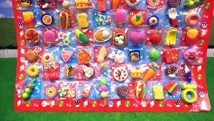 Anpanman toy 可愛い消しゴムくじ引きとアンパンマン