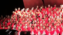 Canadian children sing the welcome song for Syrian refugees that the people of Medina sang to the Prophet Muhammed.